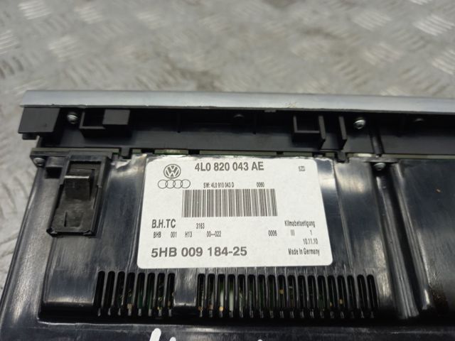Блок управління кондиціонером 4L0820043AE VAG
