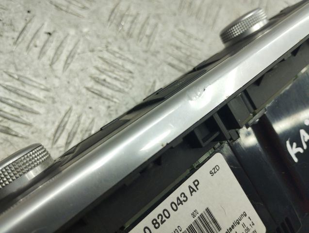Блок управління кондиціонером 4L0820043APSZD VAG