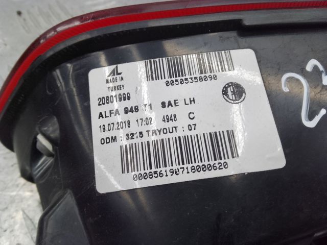 Задній лівий зовнішній ліхтар 50535809 FIAT