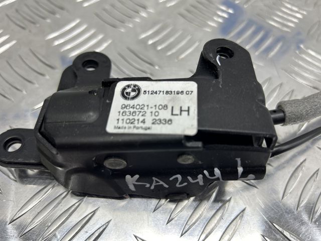 Замок задної лівої двостулкової двері, нижній 51247183196 BMW