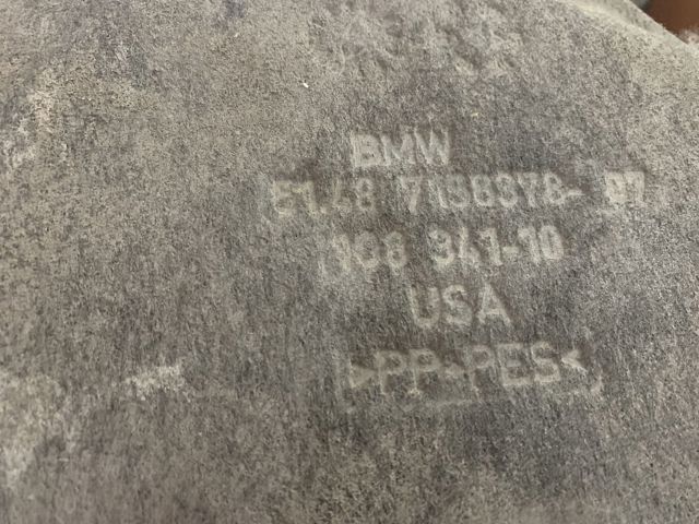 Підкрилок задній правий 51487158378 BMW