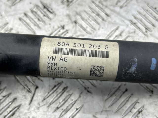 Піввісь задня, ліва 80A501203G VAG