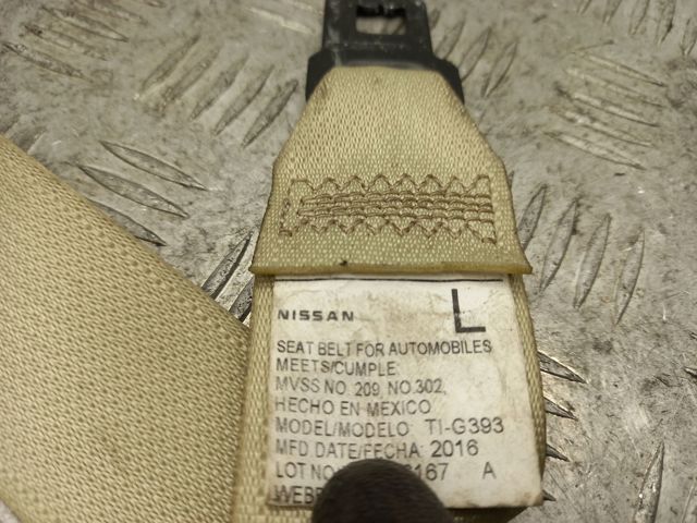 Ремінь безпеки передній лівий 868859NB3A NISSAN