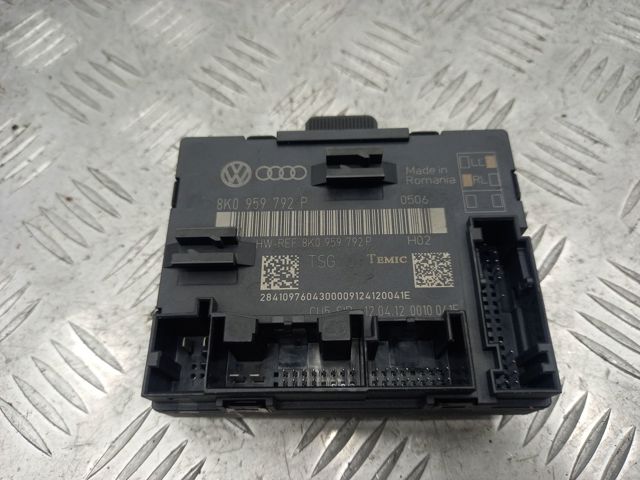 Блок комфорту передніх дверей 8K0959792P VAG