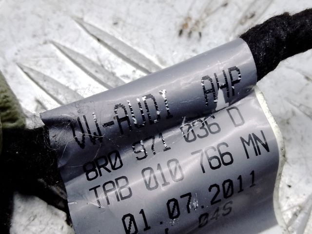 Джгут проводів передньої двері 8R0971036D VAG