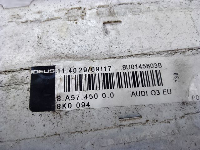 Система охолодження наддувочного повітря 8U0145803B VAG