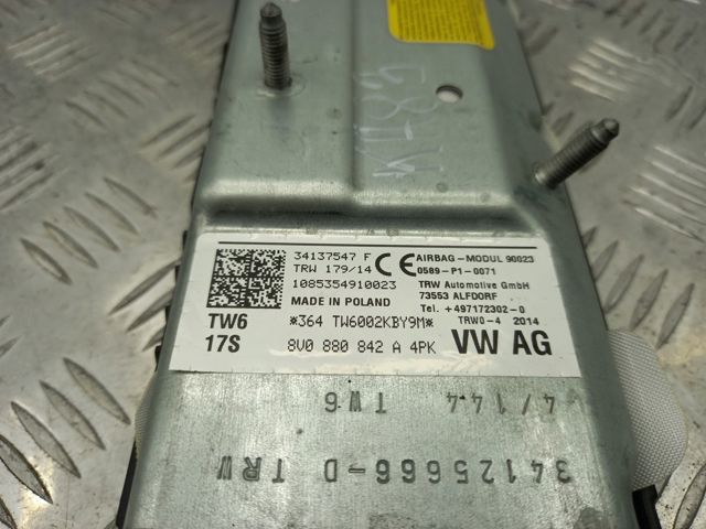 Подушка безпеки, водійська, AIRBAG, захисту колін 8V0880842A VAG