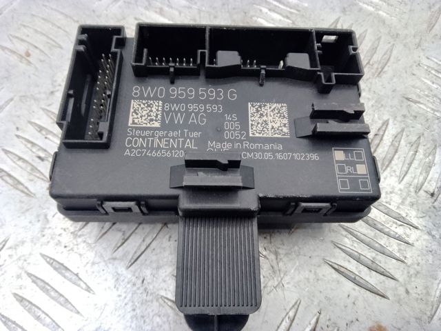 Блок комфорту передніх дверей 8W0959593G VAG