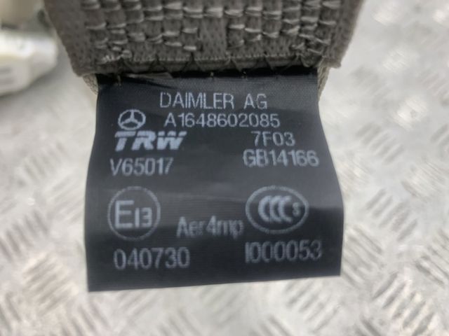 Пасок безпеки задній правий A1648602085 MERCEDES