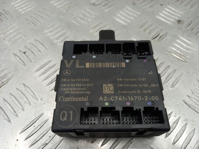 Блок комфорту передніх дверей A1669004002 MERCEDES