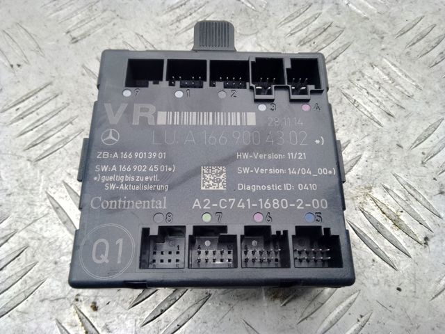 Блок комфорту передніх дверей A1669004302 MERCEDES