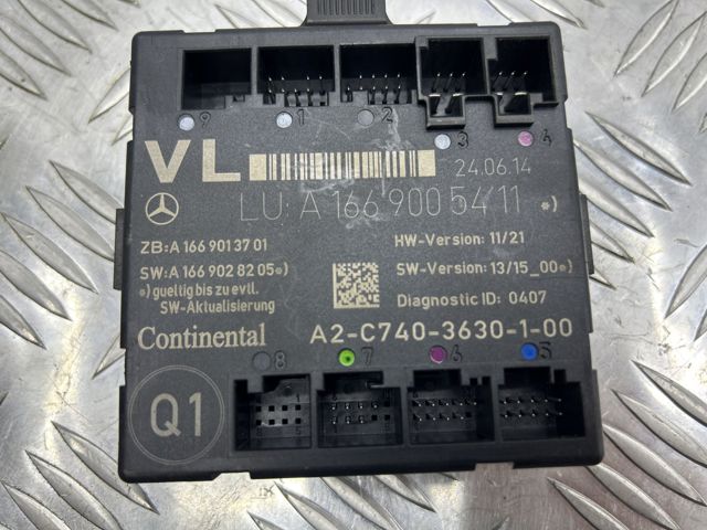 Блок комфорту передніх дверей A1669005411 MERCEDES