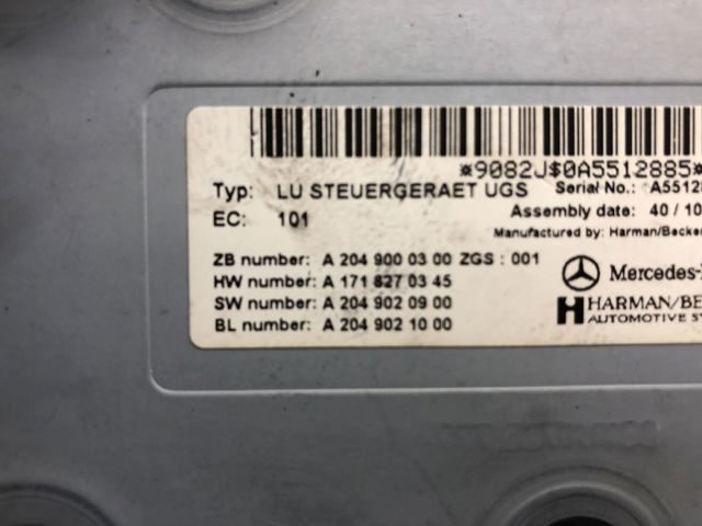 Блок керування мультимедійний A2049000300 MERCEDES