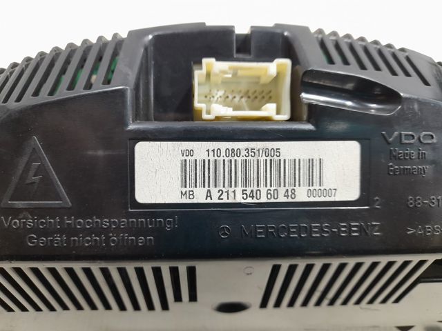 Щиток приладів A2115406048 MERCEDES