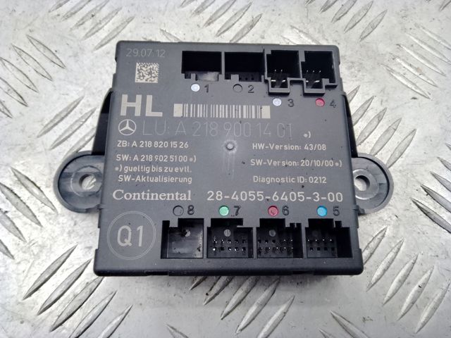 Блок комфорту задніх дверей A2129001227 MERCEDES