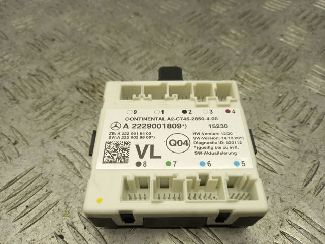 Блок комфорту передніх дверей A2229001809 MERCEDES