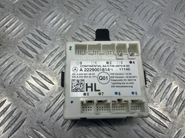 Блок комфорту задніх дверей A2229001814 MERCEDES