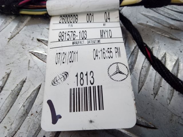 Електропроводка передніх дверей A2514401813 MERCEDES