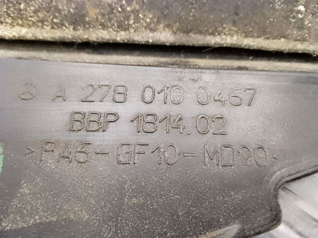 Екран двигуна A2780100467 MERCEDES