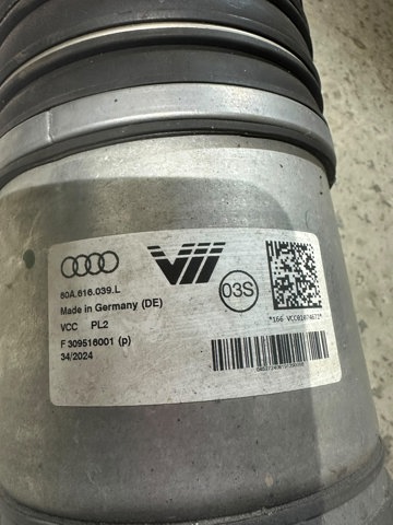 Амортизатор передньої підвіски 80A616039L VAG