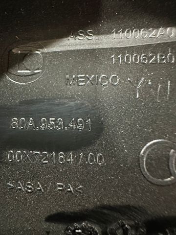 Захисний кожух кермового механізму 80A953491 VAG