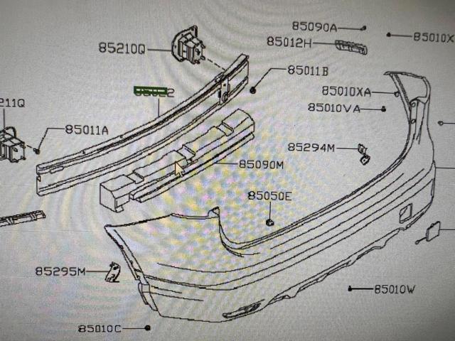 Швелер бампера H50304EAMA NISSAN