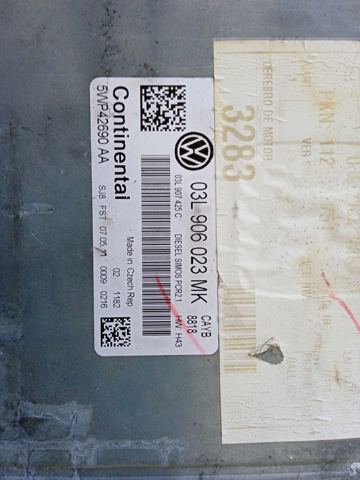 Блок двигуна 03L906023MK VAG