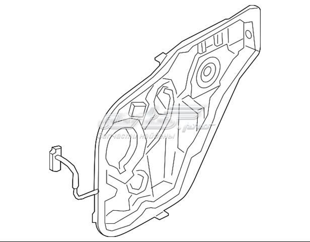 Механізм склопідйомника двері задньої, правої 83481C2000 HYUNDAI