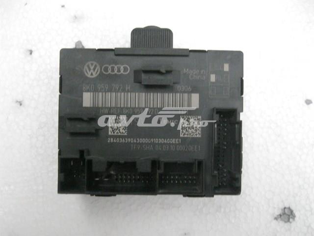 Блок комфорту передніх дверей 8K0959792H VAG