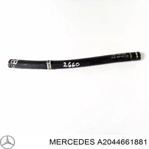 Шланг ГРПК, низького тиску, від радіатора до бачка A2044661881 MERCEDES