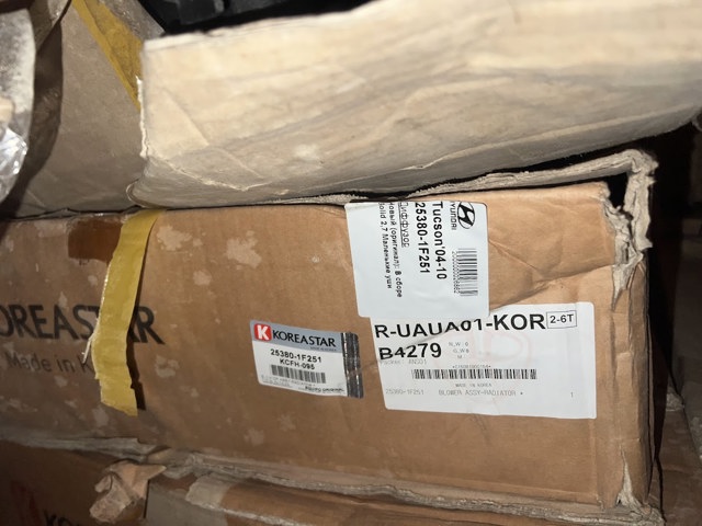 Дифузор радіатора охолодження, в зборі з мотором і крильчаткою 253801F251 DOOWON
