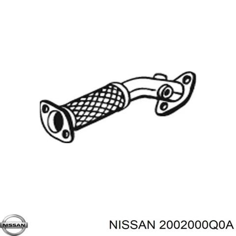 Труба приймальна (штани) глушника, передня 2002000Q0A NISSAN