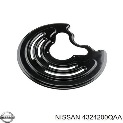 Захист гальмівного диска заднього, лівого 4324200QAA NISSAN