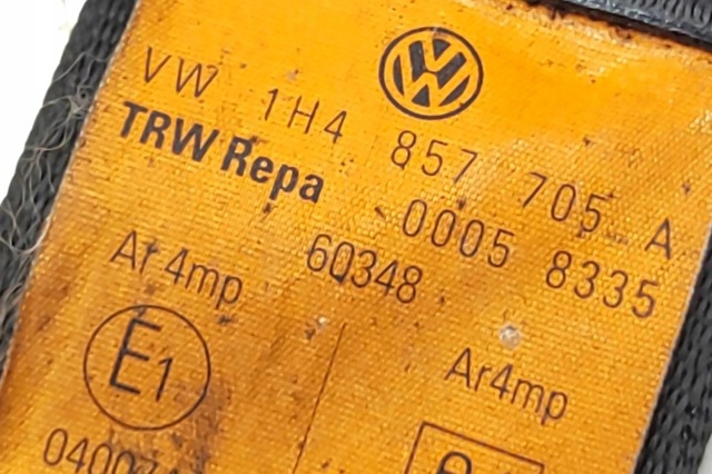 Ремінь безпеки передній лівий 1H4857705A VAG