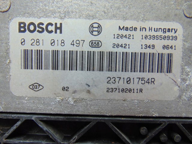 Комп'ютер двигуна 237102011R RENAULT