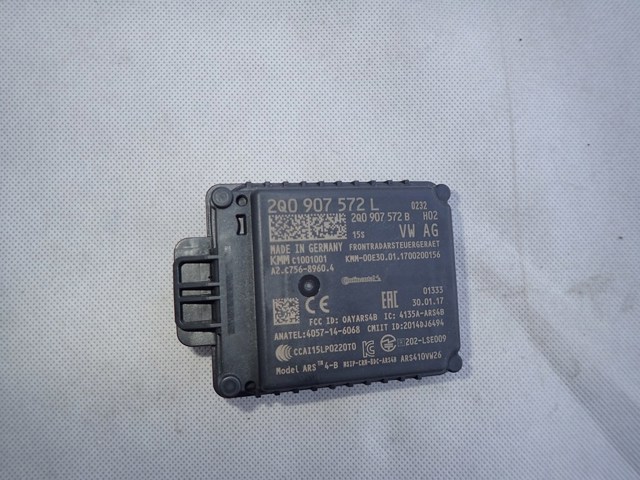 Радарний датчик дистанції 2Q0907572L VAG