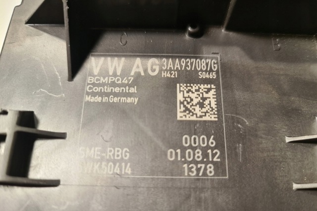 Блок комфорту 3AA937087G VAG