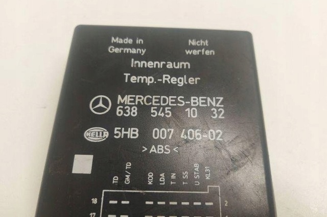 Модуль керування (ЕБУ) клімат-контролем 6385451032 MERCEDES