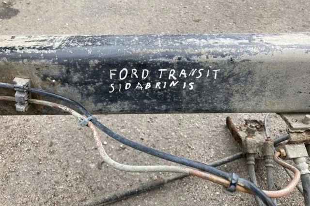 Механізм управління задньої осі 6C114B435EB FORD