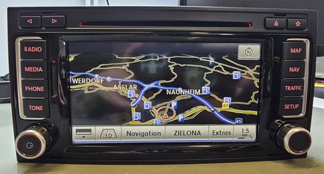 Магнітола 7E0035680D VAG
