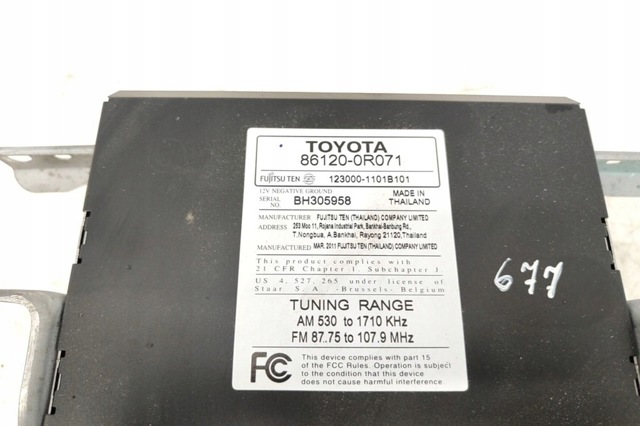 861200R071 Toyota