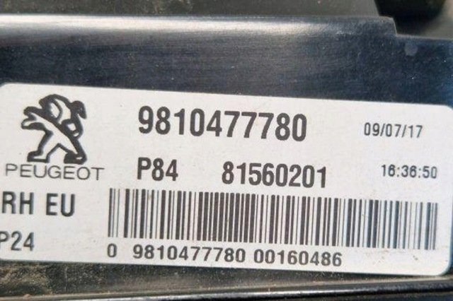 Стоп задній 9810477780 PEUGEOT