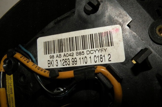 Подушка безпеки, водійська, AIRBAG 98ABA042B85 FORD