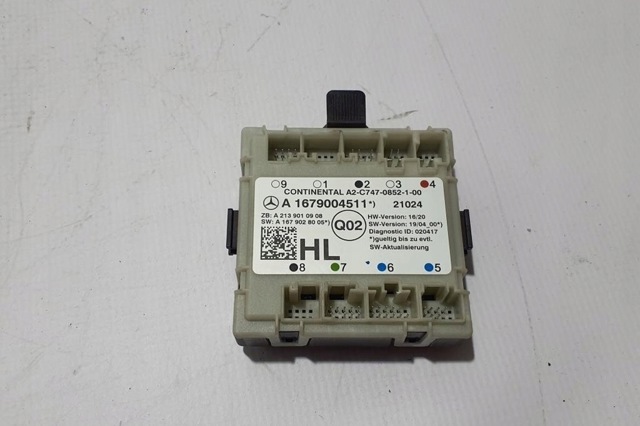 Блок комфорту задніх дверей A1679004511 MERCEDES