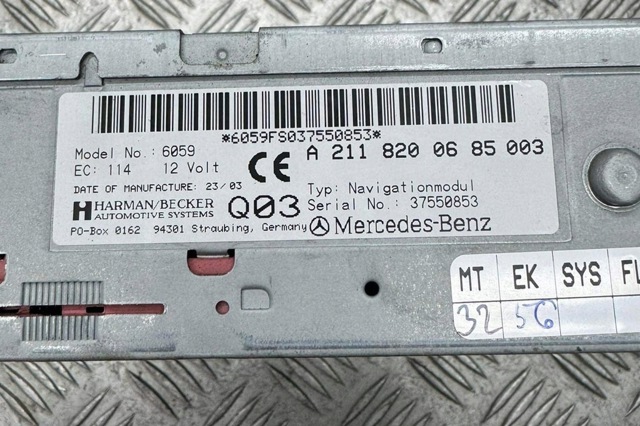 Блок керування мультимедійний A2118200685 MERCEDES