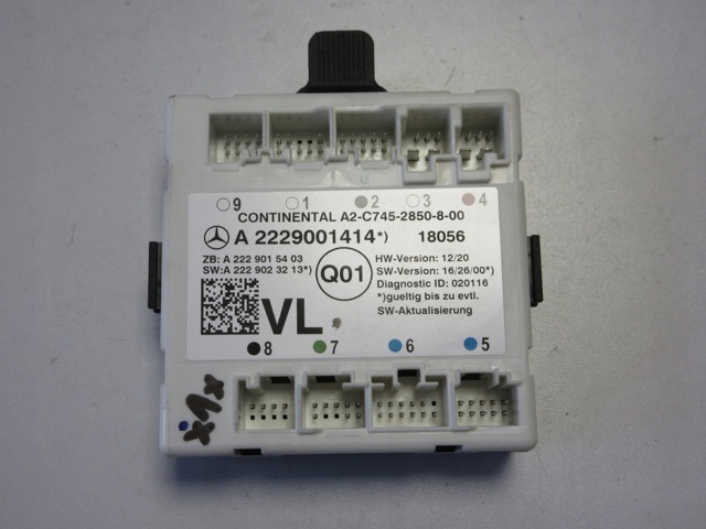 Блок комфорту передніх дверей A2229001414 MERCEDES