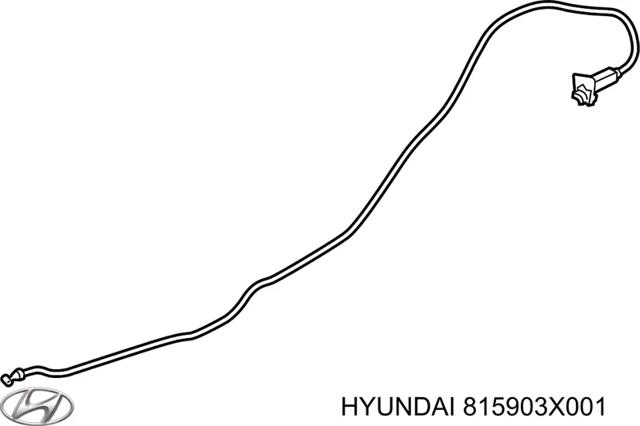Трос відкривання лючка бензобака 815903X001 HYUNDAI