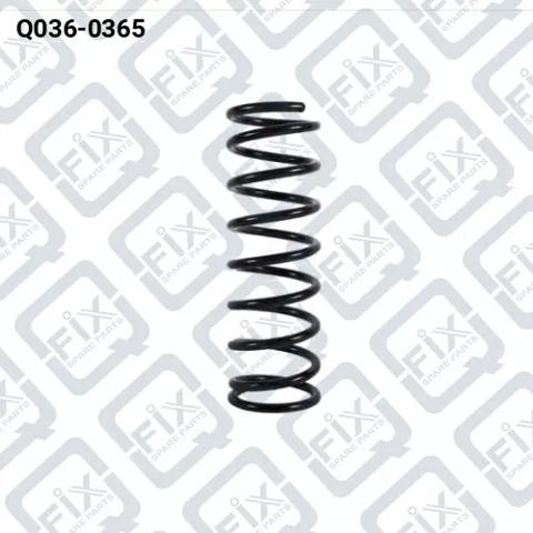 Пружина амортизатора передняя Q0360365 Q-FIX