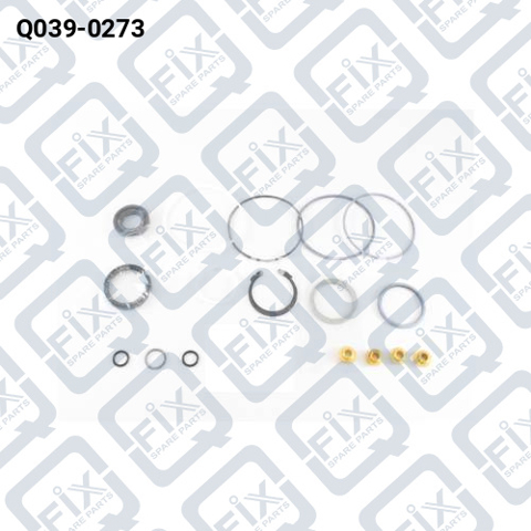 Ремкомплект рульової рейки (механізму), (кому-кт ущільнень) Q0390273 Q-FIX