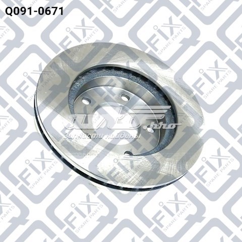 Диск переднього гальма Q0910671 Q-FIX